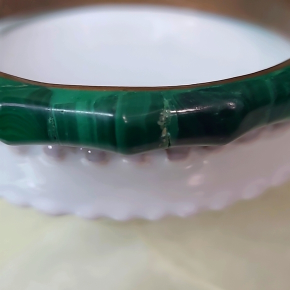 Malachite Bangle Set - Picture 4 of 5